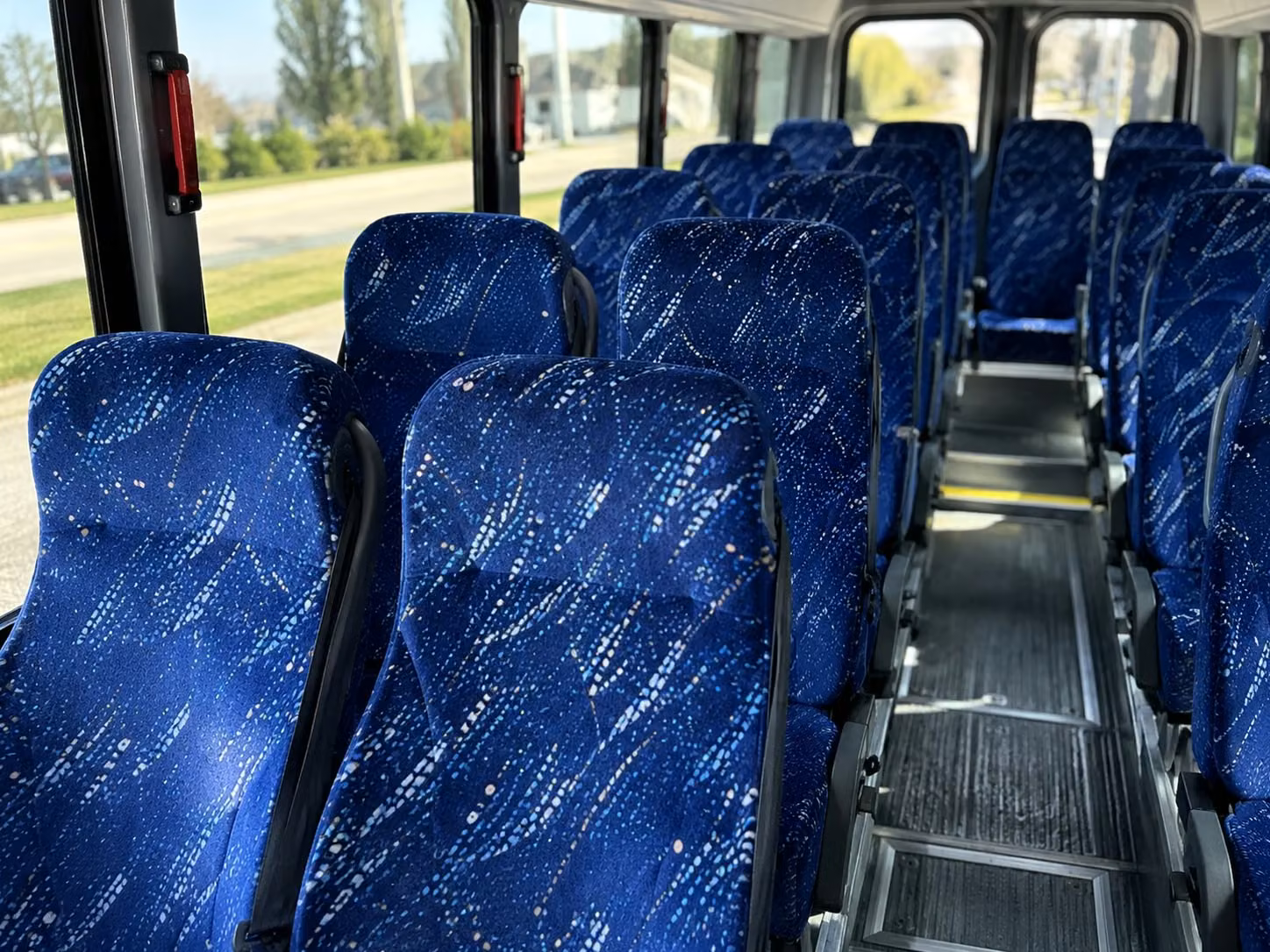 18 passenger minibus interior
