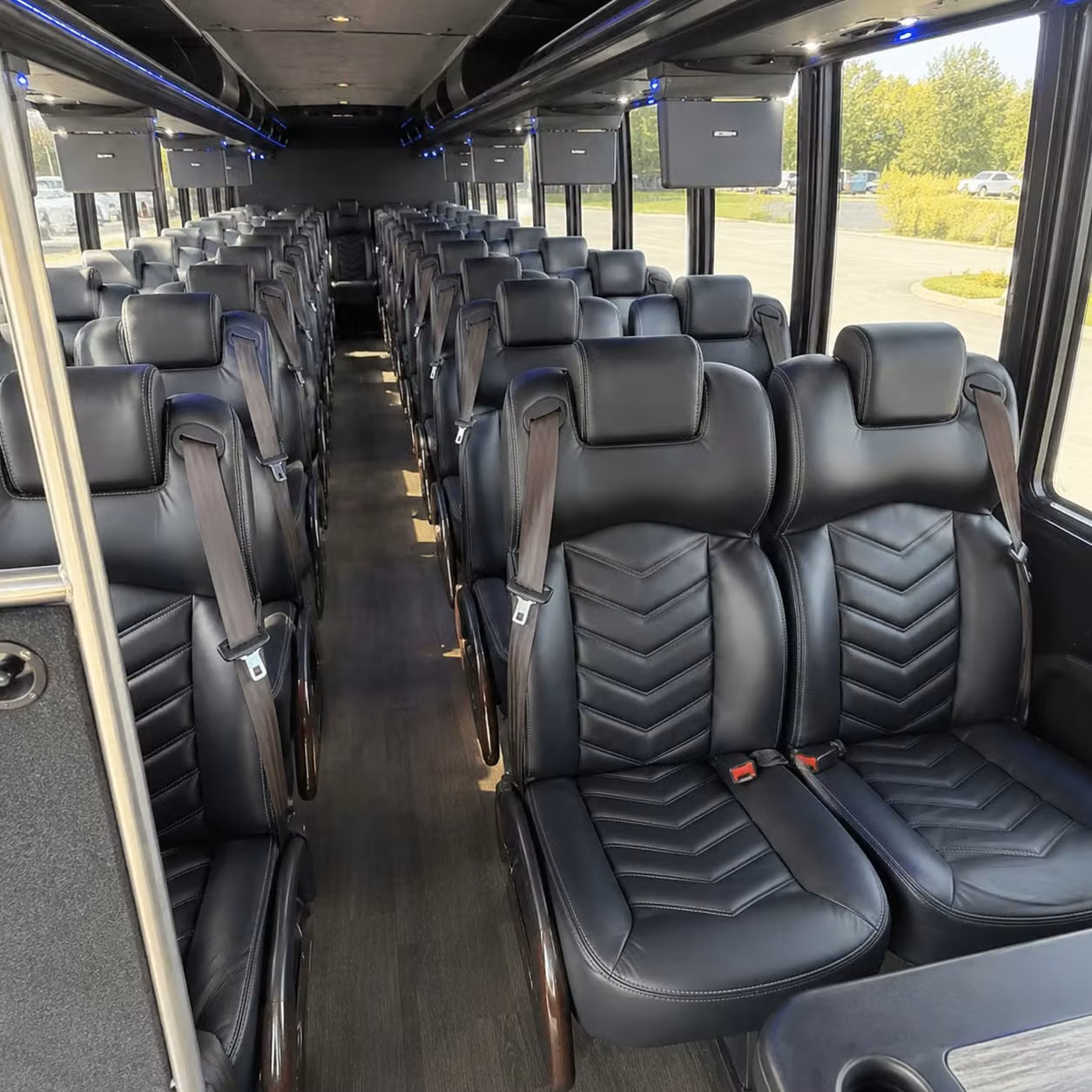 25 passenger minibus interior