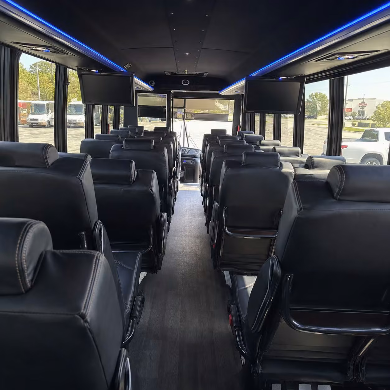 28 passenger minibus inside