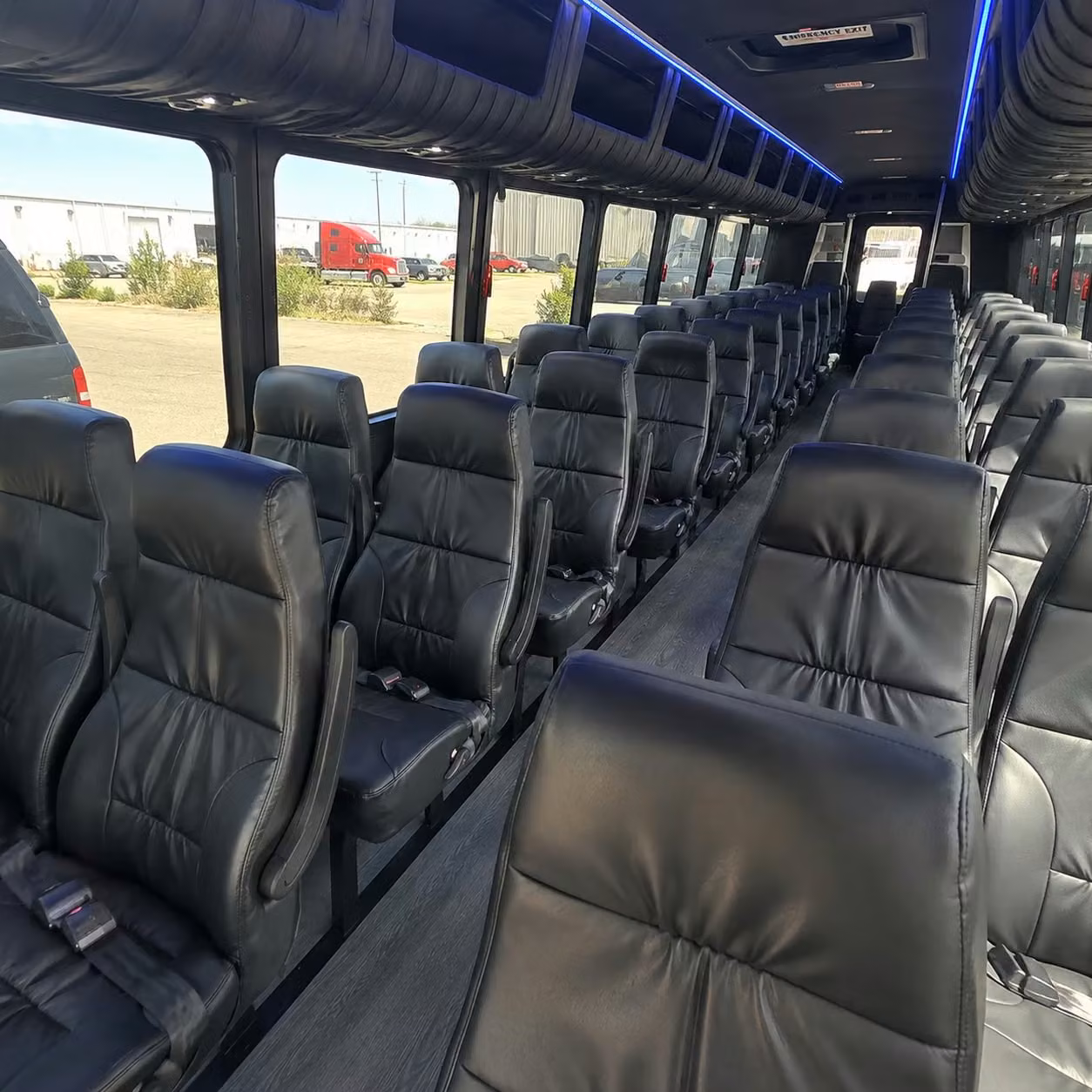 30 passenger minibus interior