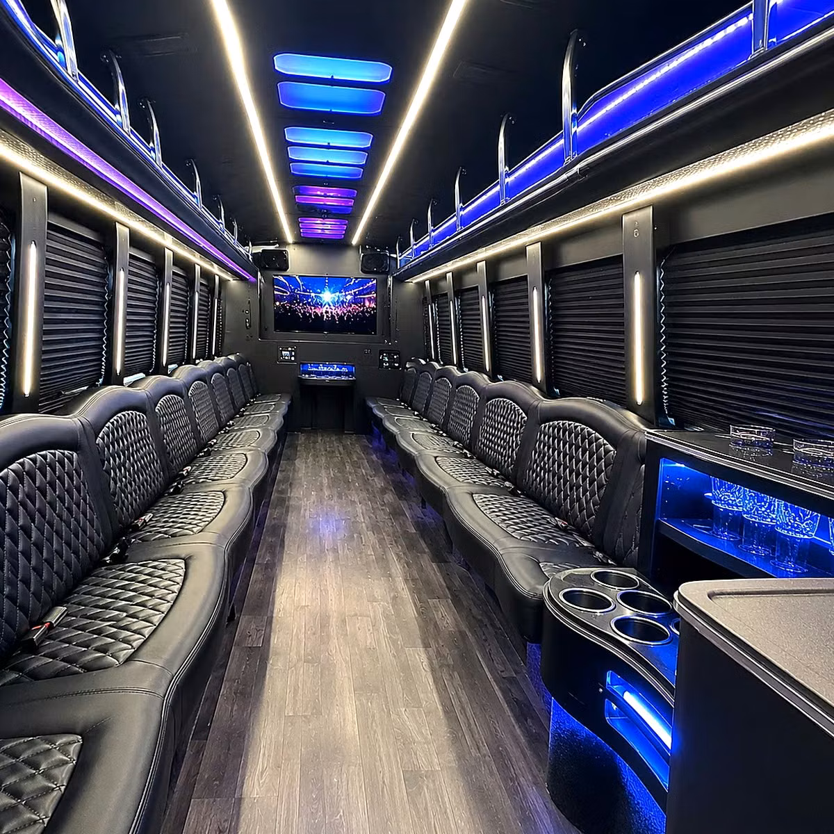 santa clara party bus rental